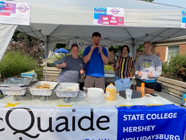 McQuaide Blasko was excited to not only sponsor but to participate in the Blair Regional YMCA’s Sports & Games Festival